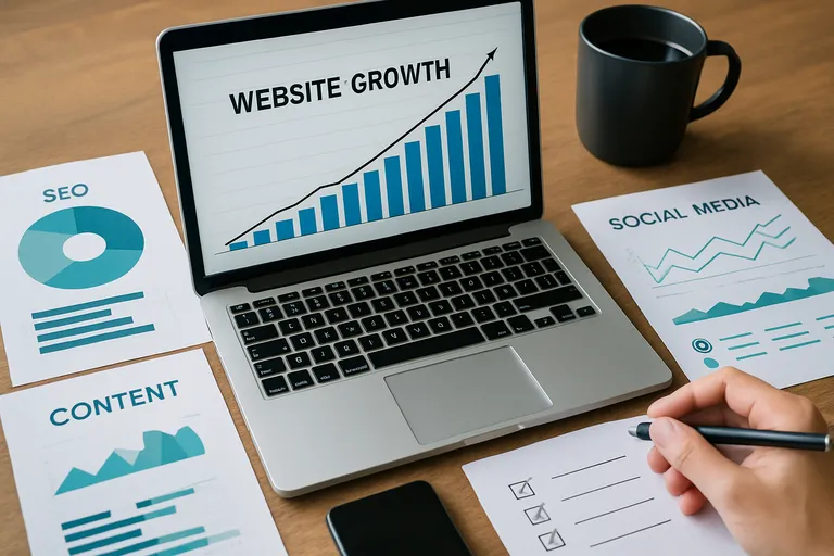 Website bezoekers verhogen met SEO, content en sociale media voor duurzame groei